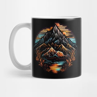 A beautiful mountain Mug